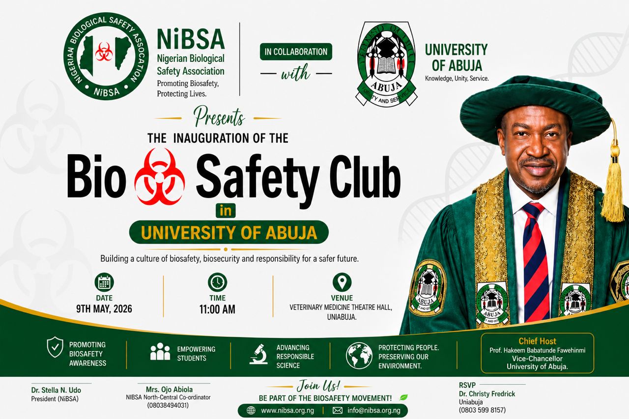 inauguration of NiBSA Biosafety Club in University of Abuja